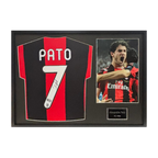 Alexandre Pato Signed AC Milan Shirt Classic Frame (ACG Cert)