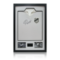 Pele Back Signed Santos Shirt Premium Frame