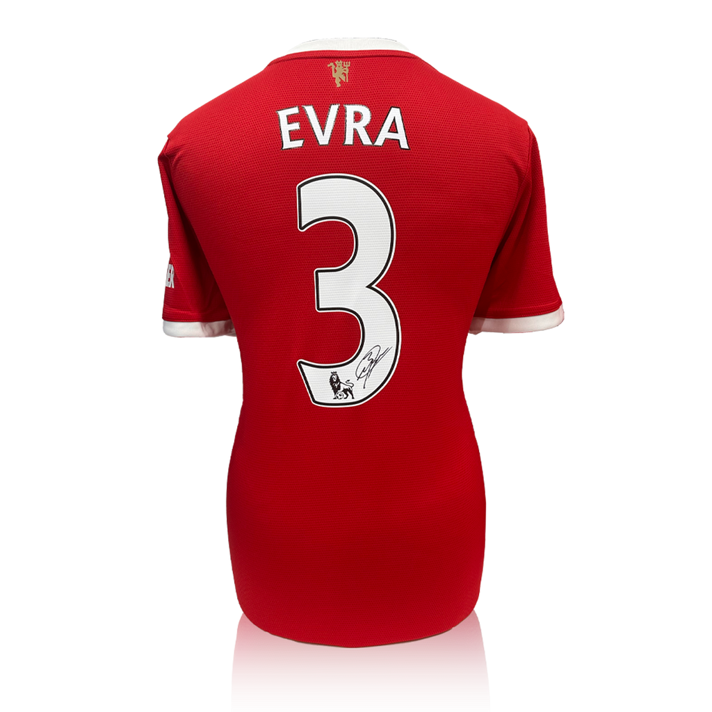 Patrice Evra Signed Manchester United Shirt