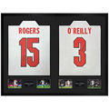 Morgan Rogers & Nico O'Reilly Signed England Ultra Premium Frame