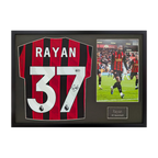 Rayan Signed AFC Bournemouth Shirt Classic Frame (ACG Cert)