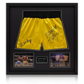 Sylvester Stallone Signed Rocky 3 Shorts Elite Frame #1