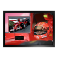 Michael Schumacher Signed Ferrari 16x12 Image Premium Frame