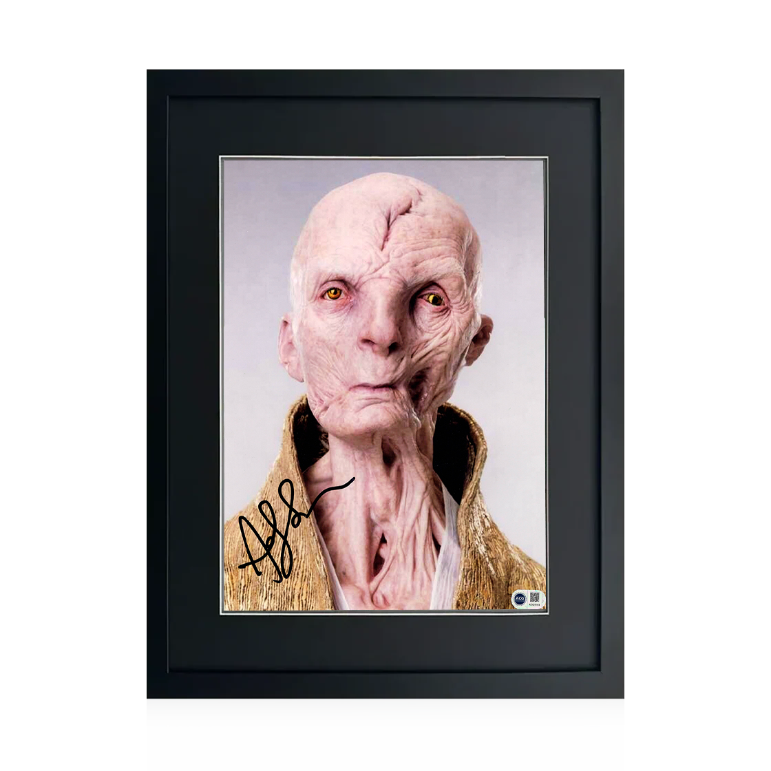 Andy Serkis Signed Star Wars Image Compact Frame (ACG Cert)