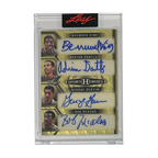 Leaf Sports Heroes Signed By George McGinnis, Nate Archibald, Dave Bing, Charlie Scott, Bernard King, Adrian Dantley, George Gervin & Bob McAdoo 1/1