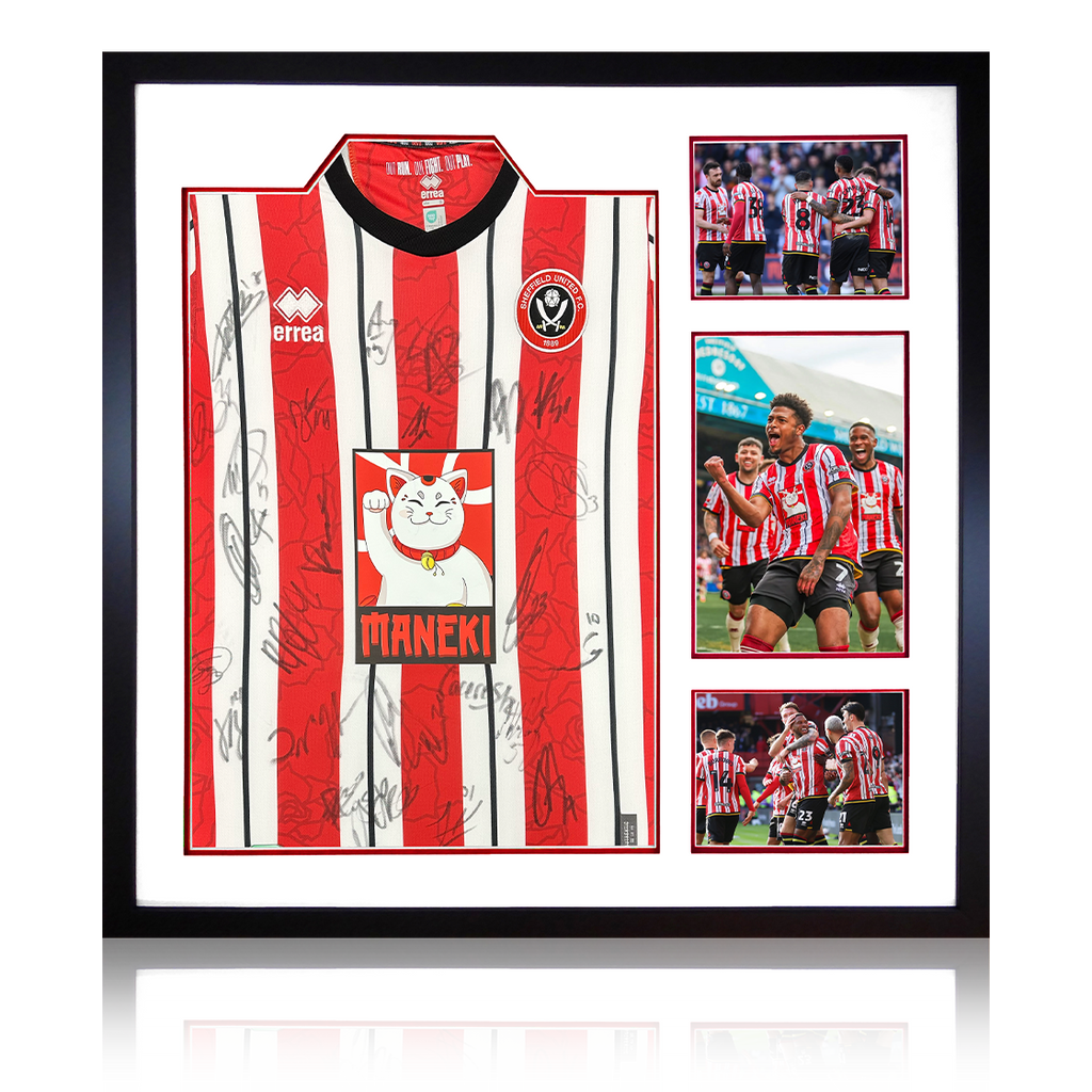 Sheffield United Squad Signed 24/25 Shirt Elite Frame