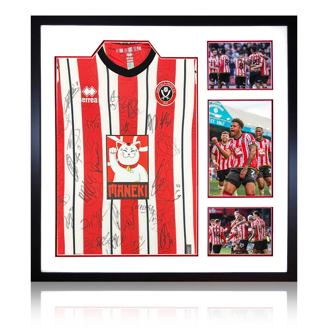 Sheffield United Squad Signed 24/25 Shirt Elite Frame