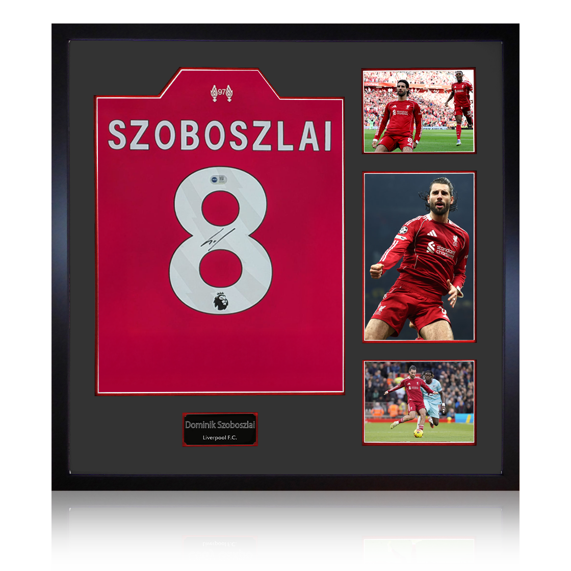 Dominik Szoboszlai Signed Liverpool 25/26 Shirt Elite Frame (ACG Cert)