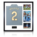 Kyle Walker Signed Manchester City 23/24 Shirt Elite Frame