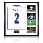 Kyle Walker Signed England Shirt Elite Frame