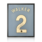Kyle Walker Signed Manchester City 23/24 Shirt Compact Frame
