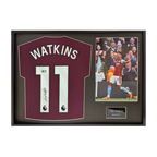 Ollie Watkins Signed Aston Villa Shirt Classic Frame (ACG Cert)