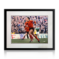 Johan Cruyff Signed Netherlands Photo Deluxe Mount Frame (AFTAL Authentication)
