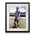 Johan Cruyff Signed FC Barcelona Photo Compact Frame (AFTAL Authentication)