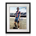 Johan Cruyff Signed FC Barcelona Photo Compact Frame (AFTAL Authentication)