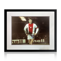 Johan Cruyff Signed AFC Ajax Photo Deluxe Mount Frame (AFTAL Authentication)