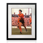 Johan Cruyff Signed Netherlands Photo Deluxe Mount Frame (AFTAL Authentication)