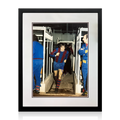 Johan Cruyff Signed FC Barcelona Photo Deluxe Mount Frame (AFTAL Authentication)