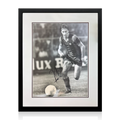 Johan Cruyff Signed FC Barcelona Photo Deluxe Mount Frame (AFTAL Authentication)