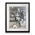 Johan Cruyff Signed FC Barcelona Photo Deluxe Mount Frame (AFTAL Authentication)
