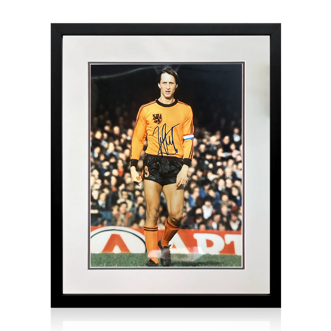 Johan Cruyff Signed Netherlands Photo Compact Frame (AFTAL Authentication)