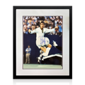 Johan Cruyff Signed New York Cosmos Photo Deluxe Mount Frame (AFTAL Authentication)