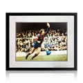 Johan Cruyff Signed FC Barcelona Photo Deluxe Mount Frame (AFTAL Authentication)