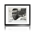 Pele Signed Brazil Deluxe Mount Frame of 100