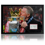 Alex Ferguson Signed Manchester United Iconic Frame (AFTAL Authentication)