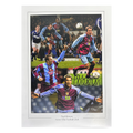 Paul Merson Signed Aston Villa 12x16 Image