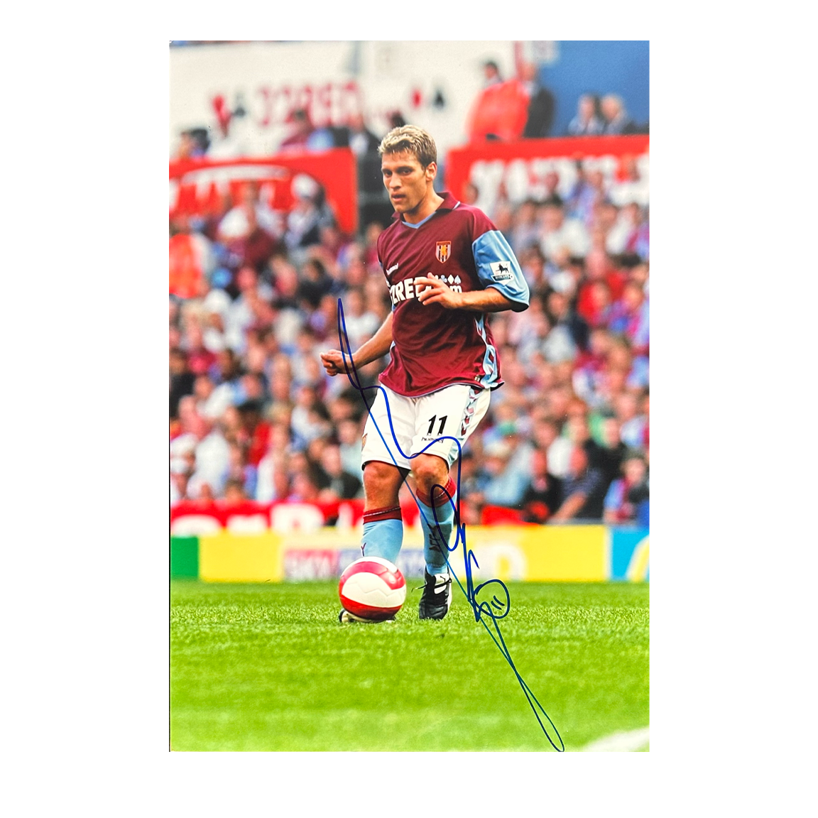 Stiliyan Petrov Signed Aston Villa 12x8 #2
