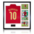 Bernardo Silva Signed Framed Portugal Shirt Elite Frame