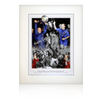 Bobby Charlton and Nobby Stiles Signed Deluxe Mount