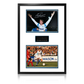 Chris Waddle Signed Olympique de Marseille Iconic Frame