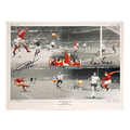 Geoff Hurst & Martin Peters Signed England 16x12