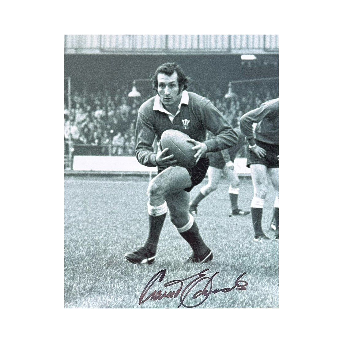 Gareth Edwards Signed Wales Rugby 10x8 #1