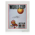 Geoff Hurst Signed World Cup 1966 Poster Mount