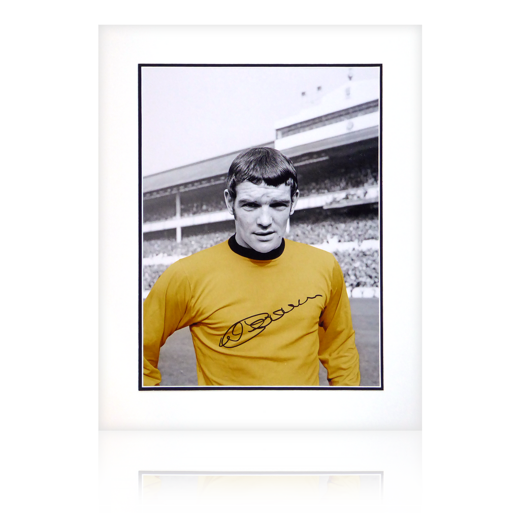 Hugh Curran Signed Wolverhampton Wanderers Deluxe Mount