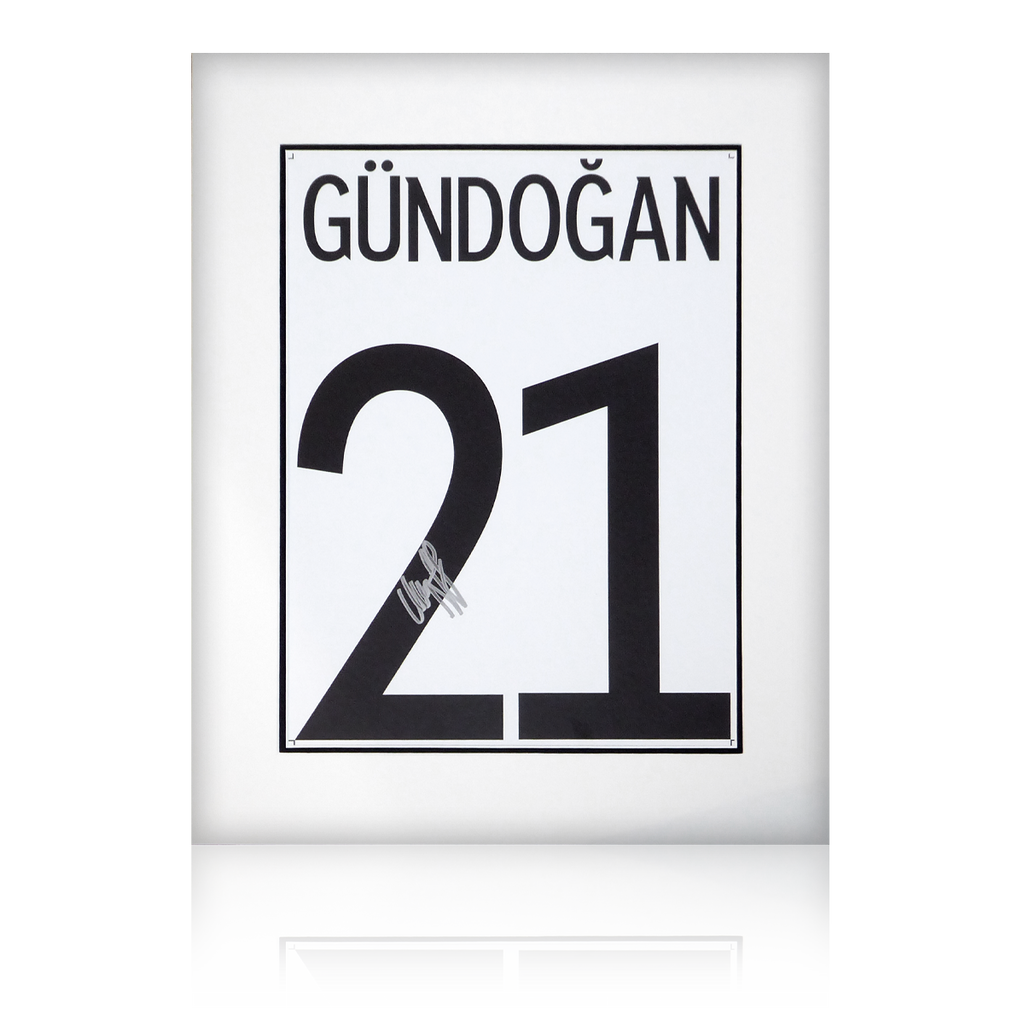 Ilkay Gundogan Signed Germany Number Display
