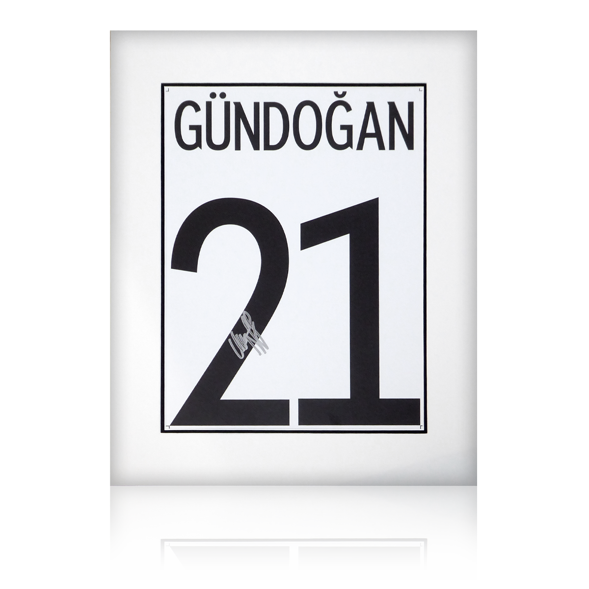 Ilkay Gundogan Signed Germany Number Display
