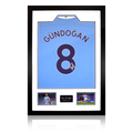 Ilkay Gundogan Signed 20/21 Manchester City Shirt Premium Frame