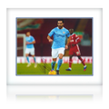 Ilkay Gundogan Signed Manchester City Mount Display