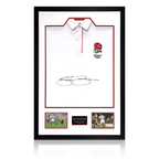 Jason Robinson Signed England Rugby Shirt Premium Frame