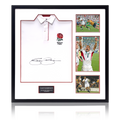 Jason Robinson Signed England Rugby Shirt Elite Frame