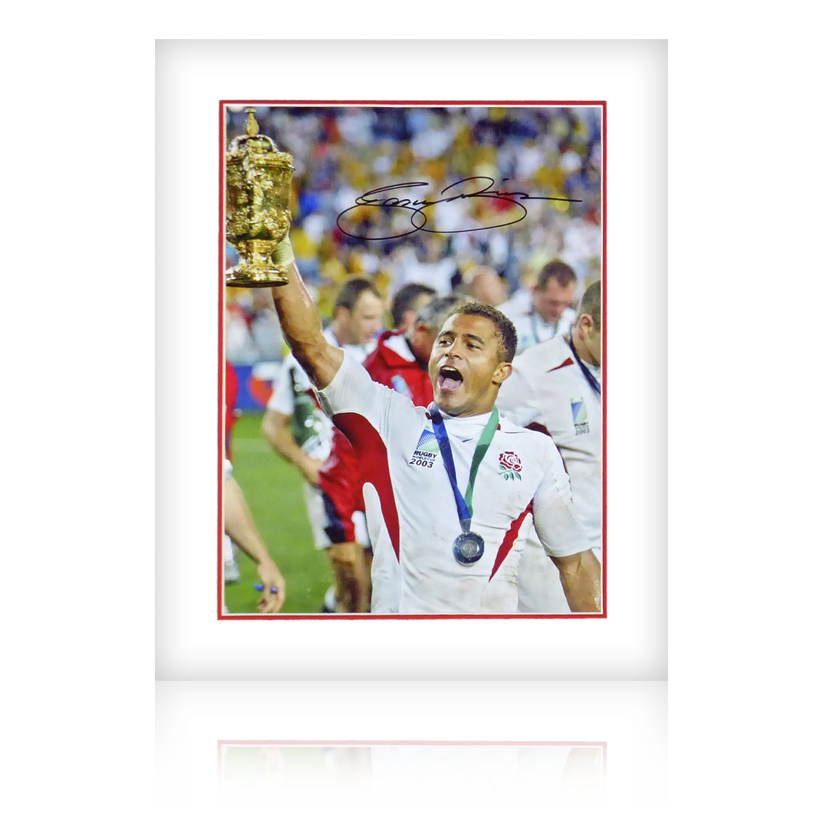 Jason Robinson Signed World Cup Winner Mount