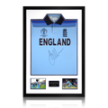 Jos Buttler Framed Signed World Cup Shirt Display