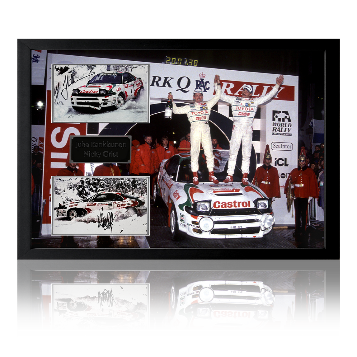 Juha Kankkunen & Nicky Grist Signed Rally Display Toyota WRC – The Fan Juha Kankkunen & Nicky Grist Signed Rally Display Toyota WRC – The Fan