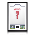 Kalvin Phillips Signed England Shirt Premium Frame