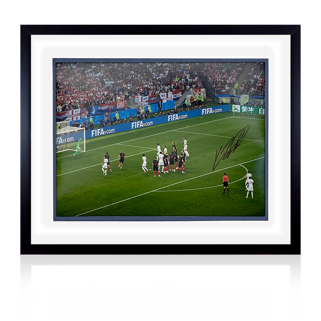 Kieran Trippier Signed Framed England Deluxe Mount Frame