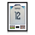 Kieran Trippier Signed England Shirt Premium Frame